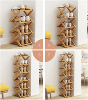 Premium 9-Tier Bamboo Storage Rack – No Assembly Required thumbnail 8