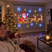 🎄 Smart LED Curtain Lights | App-Controlled Animated Christmas Wall Display ✨ thumbnail 4