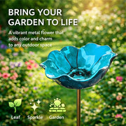 Handmade Metal Flower Garden Stake🐦 thumbnail 18