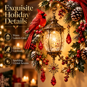 Cardinal Christmas Lantern Glow™ – Lighted Holiday Wall Decor thumbnail 3