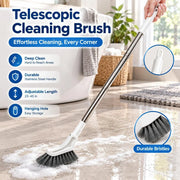 Adjustable Length Stainless Steel Telescopic Long Handle Crevice Cleaning Brush thumbnail 1