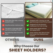 4-Pack Heavy Duty Bed Sheet Clips thumbnail 7