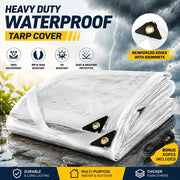 RainShield Pro™ Transparent Waterproof Tarp thumbnail 4
