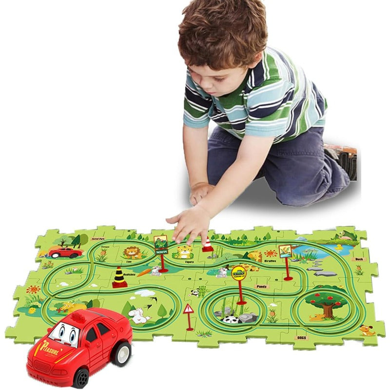 Interactive Puzzle Track Set
