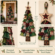🎄Beginner-Friendly DIY Oversized Patchwork Christmas Tree Door Hanging Kit | Complete Kit with All Tools & Step-by-Step Guide Included 💕 thumbnail 6