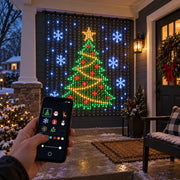 🎄 Smart LED Curtain Lights | App-Controlled Animated Christmas Wall Display ✨ thumbnail 8