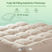 ☁️Cooling Mattress Topper for Back Pain - Extra Thick Fitted Sheet thumbnail 8