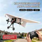 SkyCraft RC Paper Airplane Kit with Gyro Stabilizer and Remote Control thumbnail 3