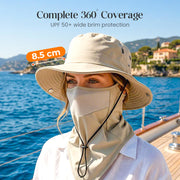 UV Protection Bucket Hat with Face Cover thumbnail 3