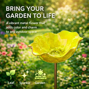 Handmade Metal Flower Garden Stake🐦 thumbnail 20