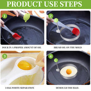 Stainless Steel Fried Egg Molds thumbnail 7