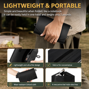 10W Foldable Solar Panel Charger with Dual USB for Camping and Emergencies thumbnail 4