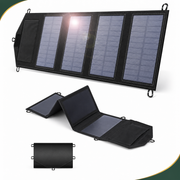 10W Foldable Solar Panel Charger with Dual USB for Camping and Emergencies thumbnail 2
