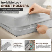 4-Pack Heavy Duty Bed Sheet Clips thumbnail 2