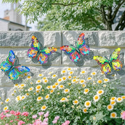 🦋A complete set! 4Pcs Butterfly Metal Wall Decor🤩 thumbnail 1