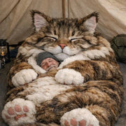 Fluffy cat sleeping bag– Soft, Warm & Purrfectly Cozy thumbnail 2
