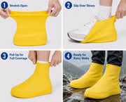 Stop Soaked Sneakers! Heavy-Duty Rain Shoe Covers – Anti-Slip & Fold Into Your Bag 🌧️ thumbnail 3