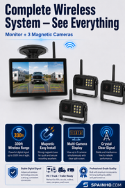 🔥🎁New 50% DISCOUNT🔥Wireless rear camera system in 1080p H thumbnail 4