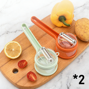 Retractable Splash-Proof Peeler — No More Messy Kitchen Counters 🥔✨ thumbnail 12