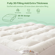 ☁️Cooling Mattress Topper for Back Pain - Extra Thick Fitted Sheet thumbnail 9