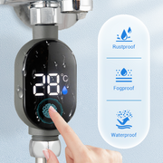 Shower Thermometer - Instant Digital Display, Waterproof & Easy Install for Safe Bathing thumbnail 4