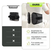 Adjustable Double Pulley Breathable Lumbar Support Shaping Waist Belt thumbnail 4