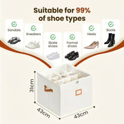 Fabric Shoe Organiser Storage Box thumbnail 13