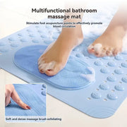 Non-Slip Shower Mat with Foot Massage & Drain Holes thumbnail 2