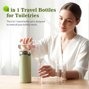4-in-1 Refillable Travel Dispenser Bottles thumbnail 3