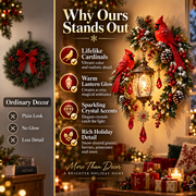 Cardinal Christmas Lantern Glow™ – Lighted Holiday Wall Decor thumbnail 5