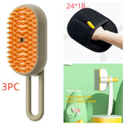 3-in-1 Steam Pet Grooming Brush – Remove Loose Fur & Reduce Shedding thumbnail 25
