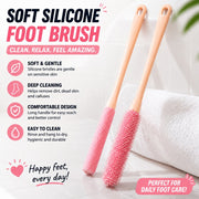 Long Handle Silicone Foot Brushes thumbnail 1