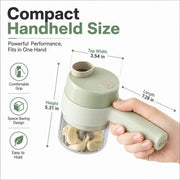 4-in-1 Handheld Electric Food Chopper & Slicer thumbnail 8