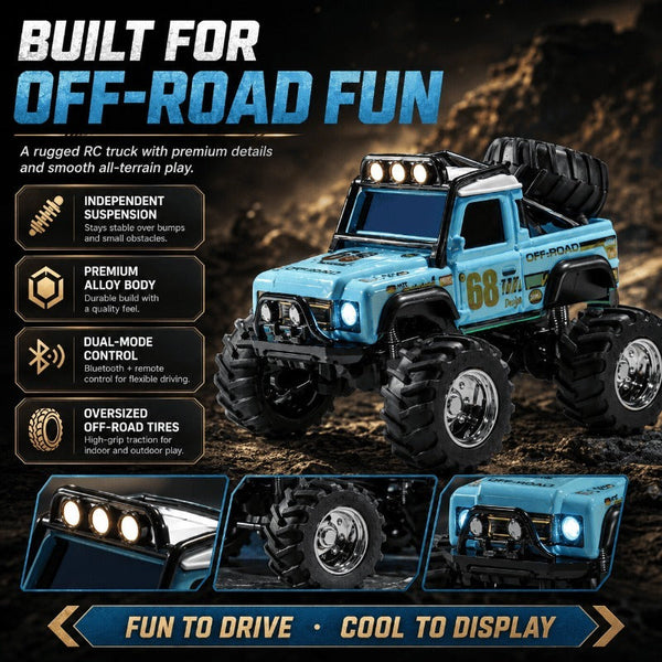 1:64 Scale Alloy RC Truck