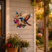 Hummingbird Bloom Metal Wall Art thumbnail 9