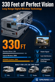 🔥🎁New 50% DISCOUNT🔥Wireless rear camera system in 1080p H thumbnail 5