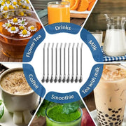 3-Count Stainless Steel Straw-Spoon thumbnail 9