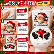 🚽🎅 Funny Christmas 3D Illusion Toilet Stickers – The Ultimate Holiday Bathroom Prank! thumbnail 6