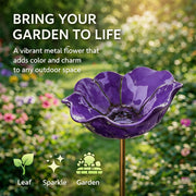 Handmade Metal Flower Garden Stake🐦 thumbnail 17
