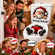🚽🎅 Funny Christmas 3D Illusion Toilet Stickers – The Ultimate Holiday Bathroom Prank! thumbnail 3