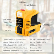 🔥Compact DC to AC Inverter - Suitable for cars, motorhomes, outdoor use thumbnail 11