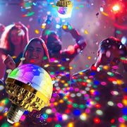 Colorful Rotating Disco Ball Light thumbnail 1