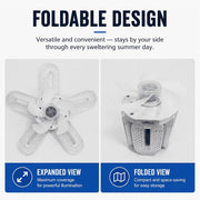 Foldable Crystal Fan Light thumbnail 3