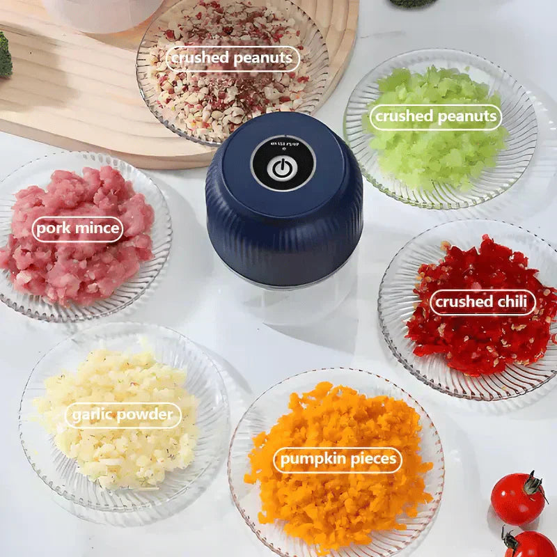 Cordless Mini Electric Garlic Chopper – Powerful & Efficient, Easy Clean & Perfect for Kitchen 🔪