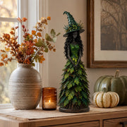 Enchanted Gothic Autumn Witch Figurine thumbnail 4