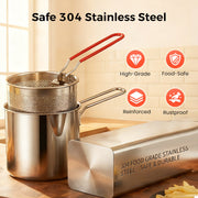 304 Stainless Steel Multifuntional Fryer thumbnail 6