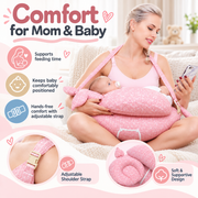 Hands-Free Feeding Cushion with Adjustable Strap & Baby Pillow thumbnail 6