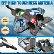✈️ 360° Stunt RC Drone Fighter: Flip, Glow & Fly Anywhere thumbnail 5
