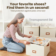 Fabric Shoe Organiser Storage Box thumbnail 2