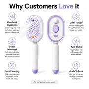 3-in-1 Electric Spray Air Cushion Massage Comb thumbnail 3